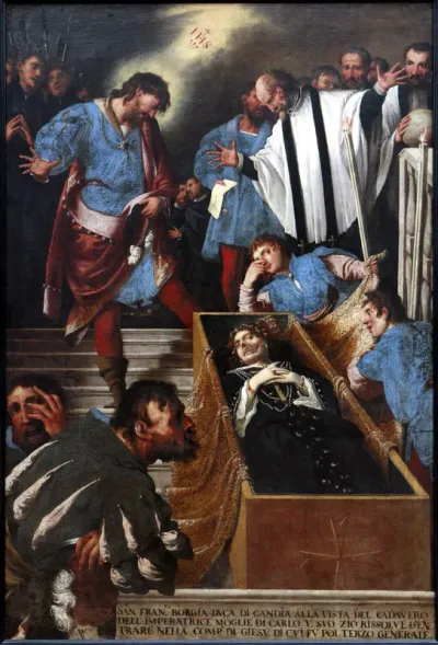 L'illumination de Saint François Borgia