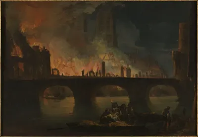 L'incendie de l'Hôtel Dieu, en 1772