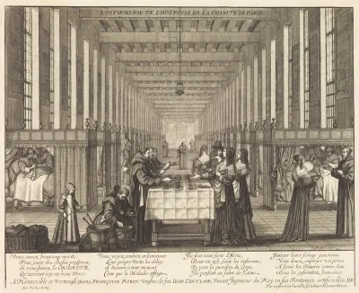 L'Infirmerie de l'hospital de la Charite de Paris