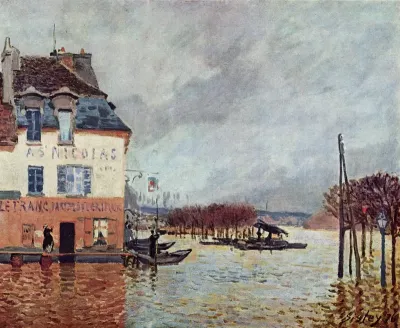 L'inondation à Port-Marly