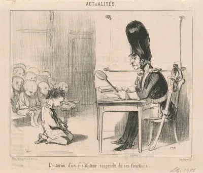 L'intérim d'un instituteur suspen du ...
