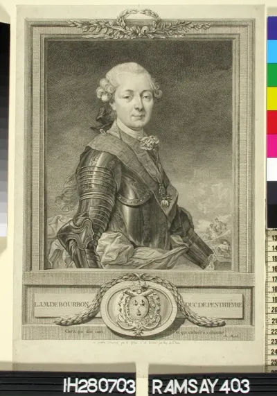 L.J.M. de Bourbon, Penthevren herttua