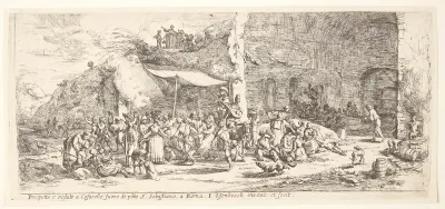 La Caffarella. Festival ved ruinerne af Egerias grotte i Rom