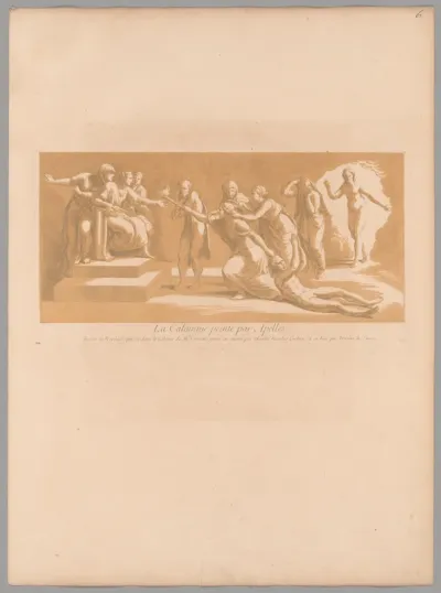 La Calomnie (The Calumny of Apelles), from Recueil d'estampes d'après les plus beaux tableaux et d'après les plus beaux desseins qui sont en France (Cabinet Crozat)