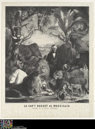 La capitaine Huguet de Massilia, directeur de la Galerie Zoologique