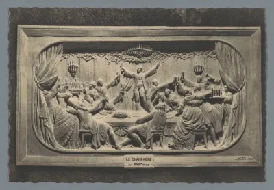 La Champagne au XVIIIe siecle, Bas-relief sculpté dans la craie