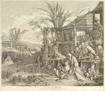 La Chasse Chinoise (The Chinese Hunt), from Chinoiseries