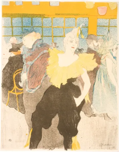 La Clownesse au Moulin Rouge