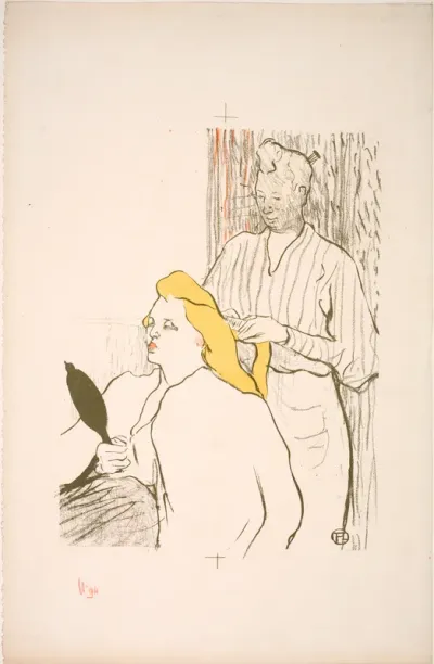 La Coiffure. Programme du Théâtre Libre