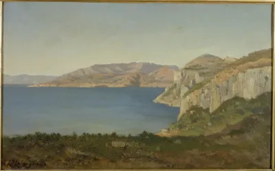 La Côte d'Azur, baie sur la Méditerranée