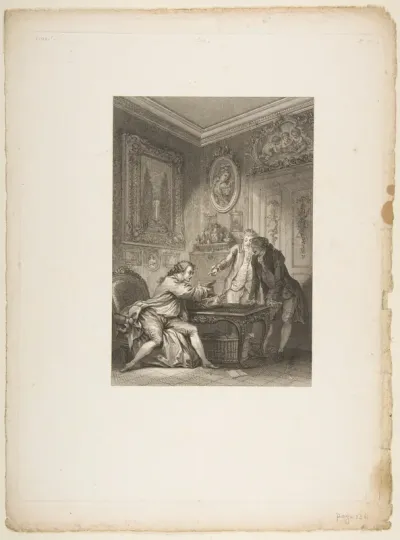 La Coupe Enchantee, from "Contes et nouvelles en vers par Jean de La Fontaine.  A Paris, de l'imprimerie de  P. Didot, l'an III de la République, 1795"