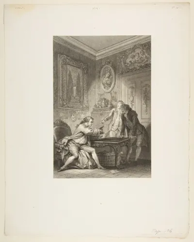 La Coupe Enchantee, from "Contes et nouvelles en vers par Jean de La Fontaine. A Paris, de l'imprimerie de P. Didot, l'an III de la République, 1795"