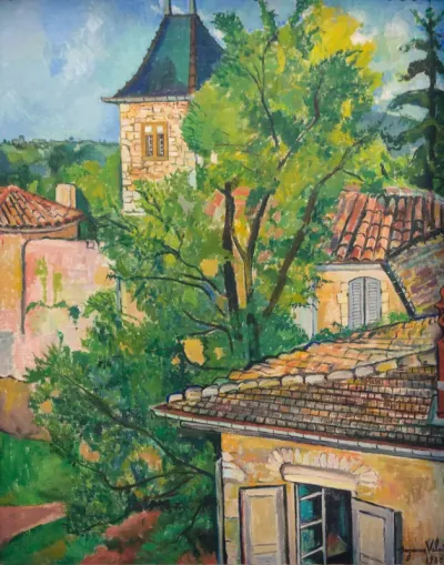 La Cour du Château de Saint-Bernard