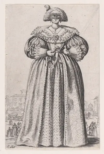 La Dame au Masque (The Lady with a Mask), from "La Noblesse" (The Nobility)
