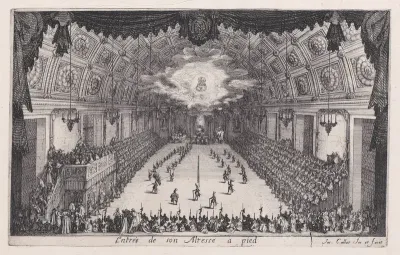 La Défilé a Pied (The Parade on Foot), from "Le Combat a la Barrière"