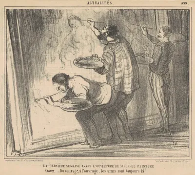 La dernière semaine avant l'ouverture du salon ...