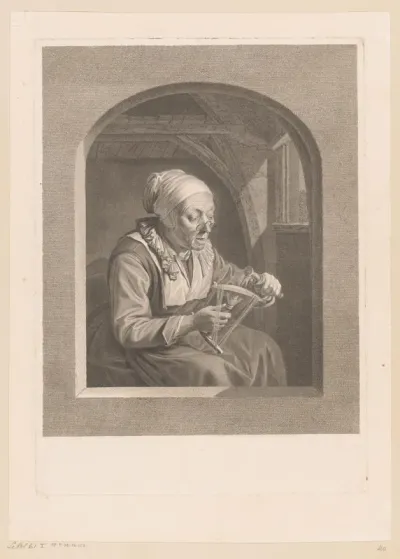 La devideuse mere de G. Douw