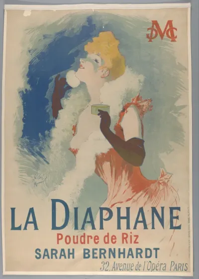 La Diaphane. Poudre de Riz , 1890