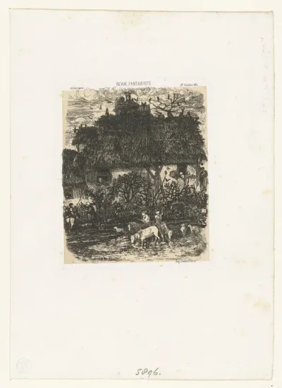 La ferme couverte de chaume