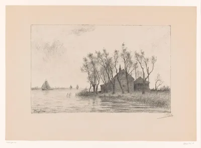 La ferme dans les saules
