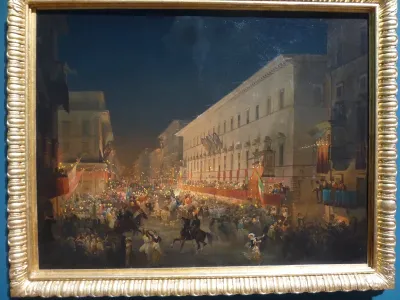 La festa dei moccoletti (Carnevale a Roma).
