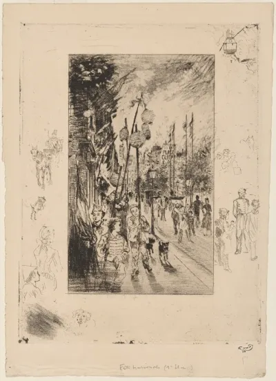 La Fete Nationale (Matinée de Fete 30 June 1878) (National Holiday 30 June 1878)