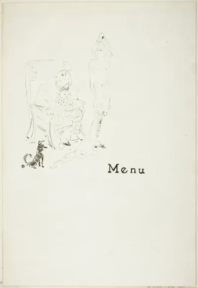 La fillette nue: Menu