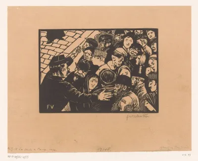 La foule à Paris