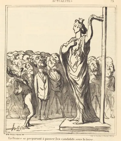 La France se préparant a passer...