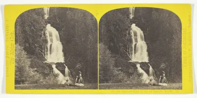 La Giesbach Pres du Lac de Brienz. Suisse, from the series "Views of Switzerland"