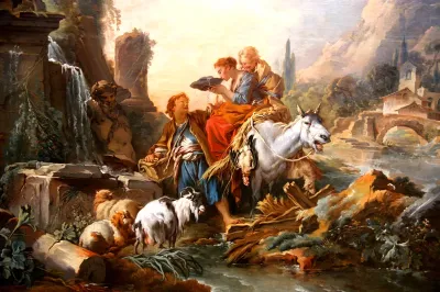 La halte à la fontaine