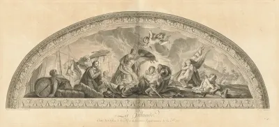 La Hollande Cintre du Salon de la Paix en face des Appartmens de la Reine (Holland, Center of the Salon of Peace Opposite the Queen's Apartments) [pl. 48]