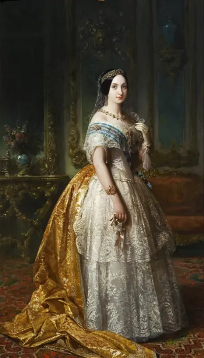 La infanta Luisa Fernanda de Borbón, duquesa de Montpensier