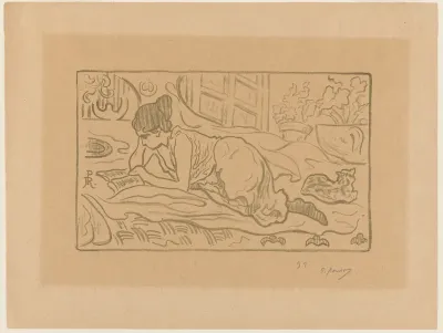 La Liseuse couchée