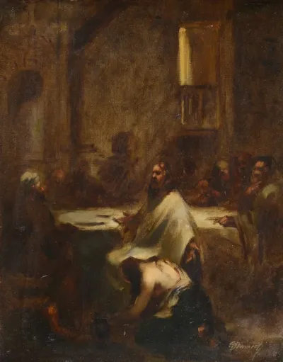 La Maddalena ai piedi di Gesù