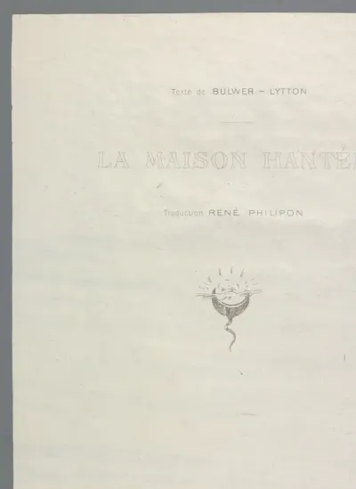 La Maison Hautée, frontspice