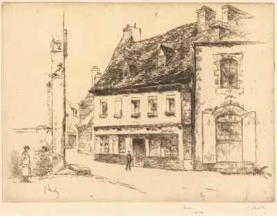 La Maison rouge en Pontrieux
