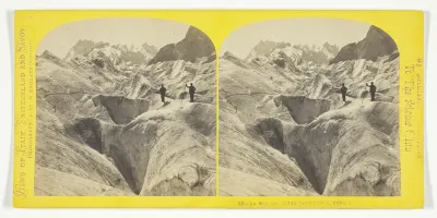La Mare De Glace Chamounix. Savoie, No. 38 from the series "Views of Italy, Switzerland and Savoy"