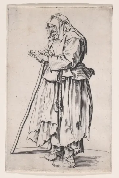La Mendiante Venant de Recevoir la Charité (The Female Beggar Receiving her Charity), from Les Gueux suite appelée aussi Les Mendiants, Les Baroni, ou Les Barons (The Beggars, also called the Barons)