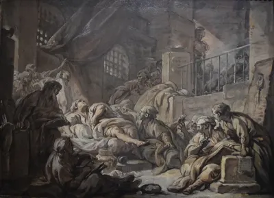 La Mort de Socrate (esquisse)