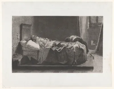 La morte della figlia del Tintoretto