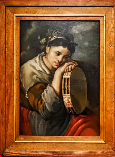 La mujer del pandero