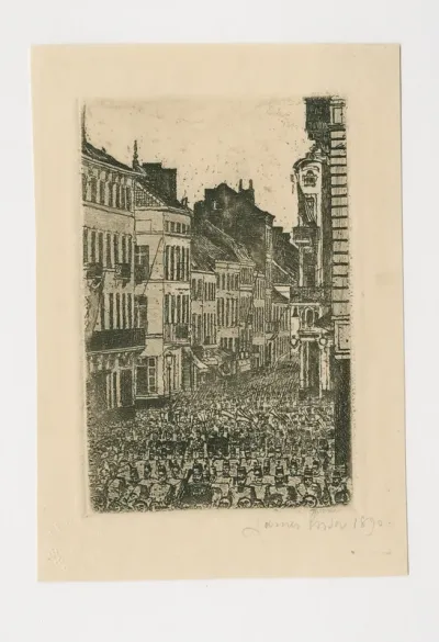 La musique Rue de Flandre à Ostende