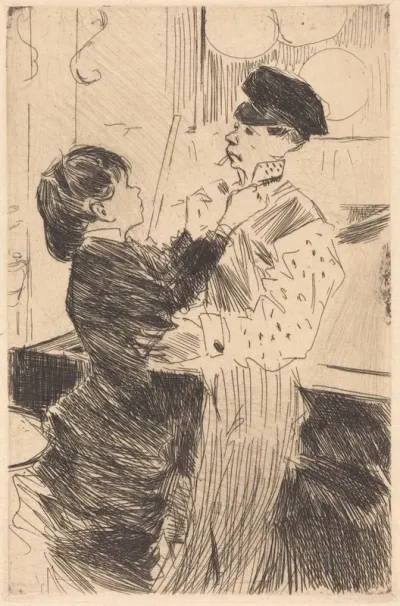 La noed de cravate (Knotting the Cravat)