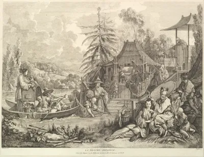 La pesche chinoise (Chinese Fishing), from Chinoiseries