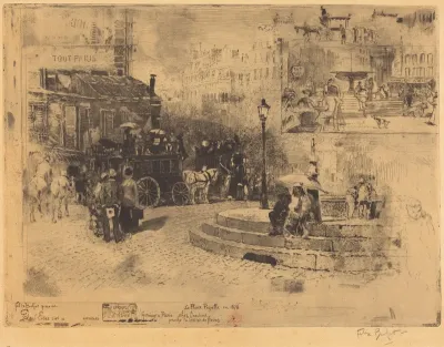 La Place Pigalle en 1878 (Place Pigalle in 1878)