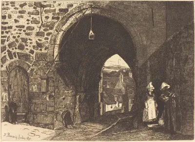 La Porte de St Malo à Dinan