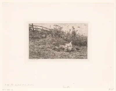 La poule et ses poussins