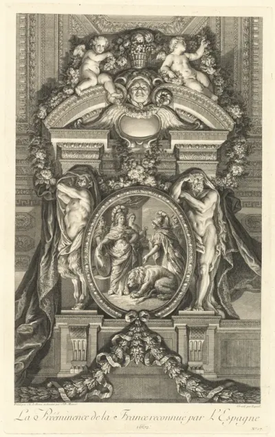 La Prééminence de la France reconnue par l'Espagne 1662 (The Preeminance of France Recognized by Spain 1662) [pl. 17]