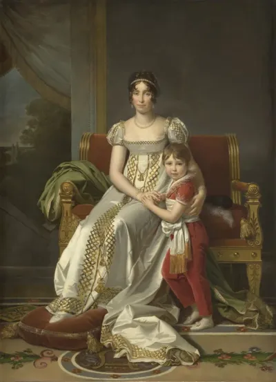 La Reine Hortense et le Prince Napoléon-Charles